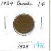 Image 1 : 1924 Canada 1¢