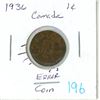 Image 1 : 1936 Canada ERROR 1¢