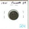 Image 1 : 1901 Canada Silver 5¢