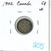 Image 1 : 1902 Canada Silver 5¢