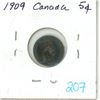 Image 1 : 1909 Canada Silver 5¢