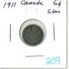 Image 1 : 1911 Canada Silver 5¢
