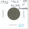 Image 1 : 1926 Far 6 Canada 5¢