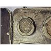 Image 4 : Antique Sterling Silver Combination Compact & Money Holder with Canada Silver 5¢ (1905) & 10¢ (1918)