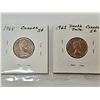 Image 4 : Lot of 2 Canada 5¢:  1962 Double Sate & 1968 Humpback Beaver