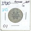 Image 1 : 1910 Canada Silver 25¢ (1.)