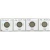 Image 1 : Lot of 4 Canada 1936 Silver 25¢