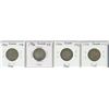 Image 2 : Lot of 4 Canada 1936 Silver 25¢
