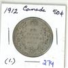 Image 1 : 1912 Canada Silver 50¢ (1.)