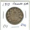Image 1 : 1913 Canada Silver 50¢ (1.)