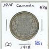 Image 1 : 1918 Canada Silver 50¢ (2.)