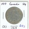 Image 1 : 1919 Canada Silver 50¢ (2.)