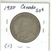 Image 2 : 1920 Canada Silver 50¢ (1.)