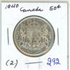 Image 1 : 1940 Canada Silver 50¢ (2.)