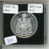 Image 1 : 1965 Canada Silver 50¢ PL Cameo, Rotated Die, in quadrum