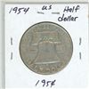 Image 2 : 1954 USA Silver Half Dollar