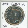 Image 2 : 1952 Canada Silver Dollar (2.)