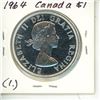 Image 2 : 1964 Canada Silver Dollar (1.)
