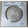Image 1 : 1880 USA Silver Morgan Dollar (1.)