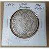 Image 2 : 1880 USA Silver Morgan Dollar (1.)