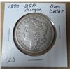 Image 2 : 1880 USA Silver Morgan Dollar (2.)