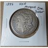 Image 2 : 1886 USA Silver Morgan Dollar