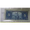 Image 2 : 1937 Bank of Canada $5 bill, Gordon/Towers, #M/C 2341962