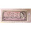 Image 1 : 1954 Canada $10 bill, Beattie/Rasminsky, #U/T 8778274