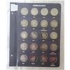 Image 1 : Lighthouse Coin Binder Sheet with 20 Half Dollars