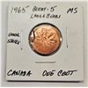 Image 1 : 1965 Error strike Canada one cent