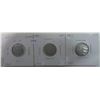 Image 1 : 1915,1916, 1917 dimes (.925 silver)