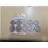 Image 1 : bag of 10 Canadian nickel dollars