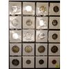 Image 1 : 1999  Twenty Coins 4-Toonies, Fifty Cent Piece, 12 Monthly Quarters, Dime, Nickel, Penny in Binder P