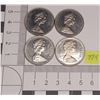 Image 2 : 1968  Four Fifty Cent Pieces