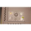 Image 1 : 1964  Six Coins Silver Dollar, Fifty Cent Piece, Quarter, Dime, Nickel, Penny Set
