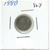 Image 1 : 1880 Canadian Silver Five Cents