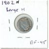 Image 2 : 1902H large H Canadian silver five cents