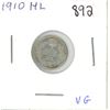 Image 1 : 1910 HL Canadian silver five cents