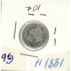 Image 2 : 1881H Canadian silver ten cents
