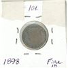 Image 2 : 1898 Canadian silver ten cents