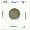 Image 1 : 1899 sm 9s Canadian silver ten cents