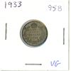 Image 1 : 1933 Canadian silver ten cents