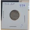 Image 2 : 1956 dot Canadian silver ten cents