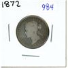 Image 1 : 1872 Canadian silver 25 cents