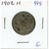 Image 1 : 1902H Canadian silver 25 cents
