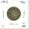Image 1 : 1903 Canadian silver 25 cents