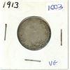 Image 1 : 1913 Canadian silver 25 cents