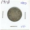 Image 1 : 1918 Canadian silver 25 cents