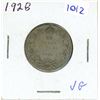 Image 1 : 1928 Canadian silver 25 cents