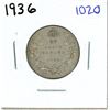 Image 1 : 1936 Canadian silver 25 cents